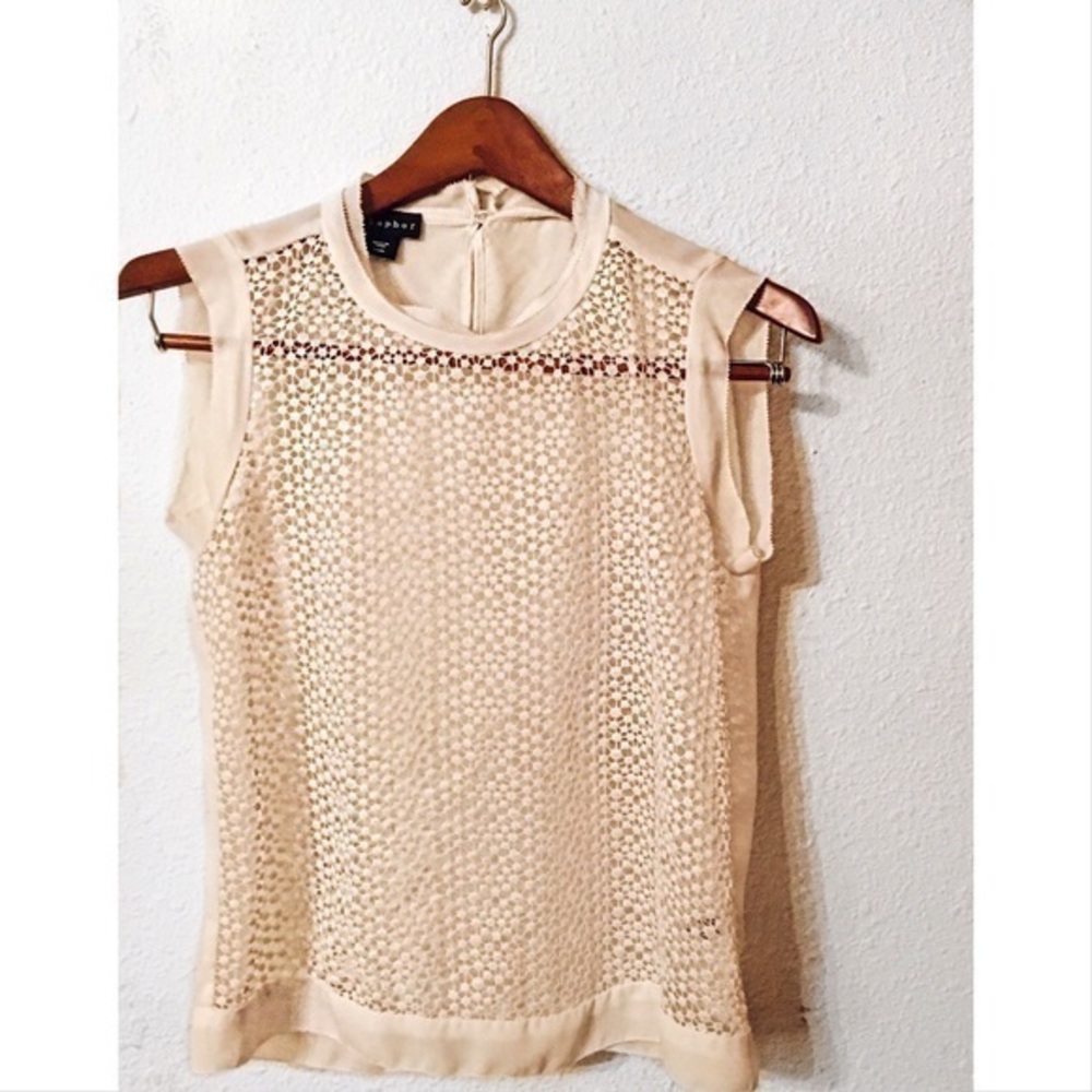 Metaphor embellished tank top